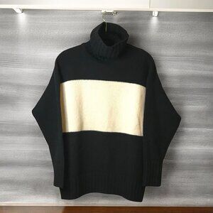 Polo Ralph Lauren Women's‎ Small Merino Wool Turtleneck Sweater Colorblock